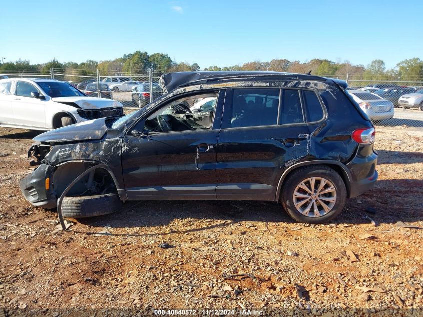 2016 Volkswagen Tiguan R-Line/S/Se/Sel VIN: WVGAV7AX3GW586058 Lot: 40840572