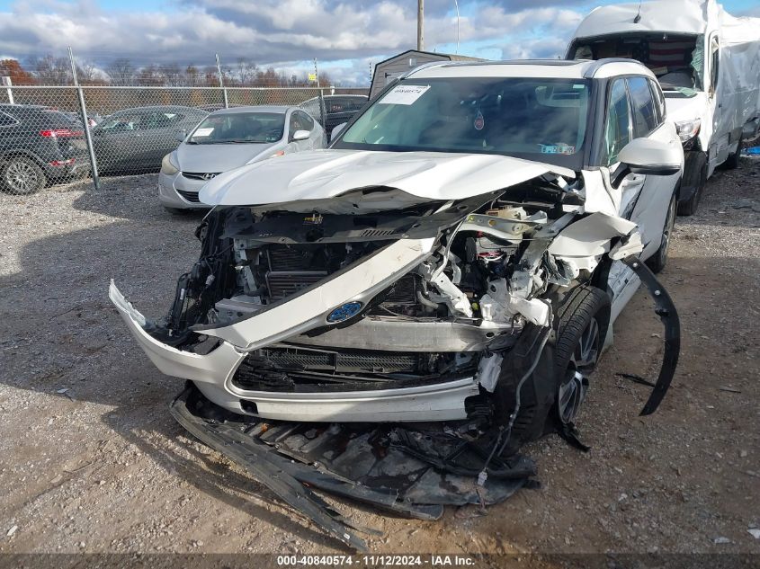 2021 TOYOTA HIGHLANDER HYBRID XLE - 5TDGBRCH5MS059434