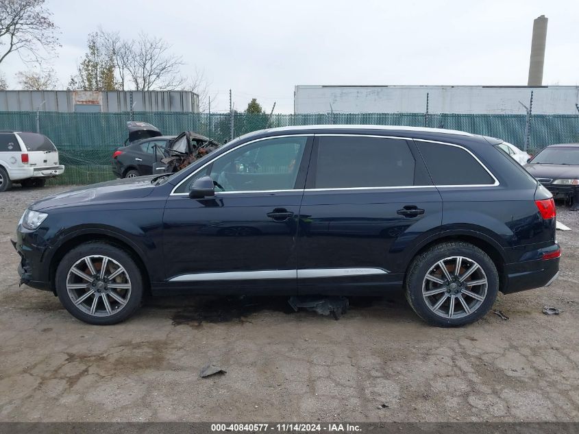 2017 Audi Q7 3.0T Premium VIN: WA1LAAF7XHD018055 Lot: 40840577