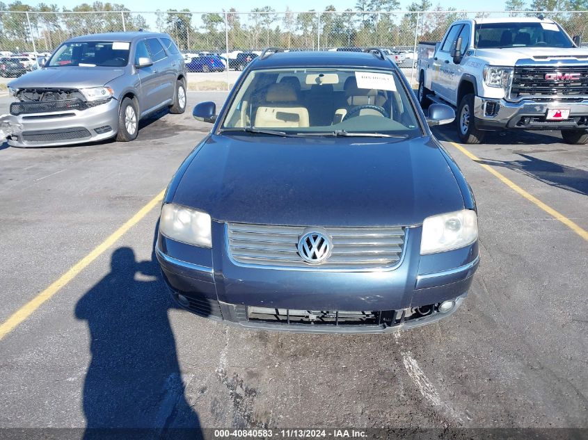 2005 Volkswagen Passat Gls VIN: WVWDD63B55E142537 Lot: 40840583