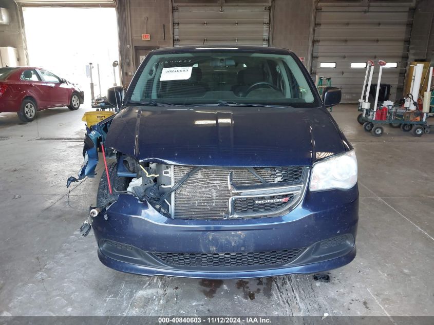 2014 Dodge Grand Caravan Se VIN: 2C4RDGBG3ER353893 Lot: 40840603