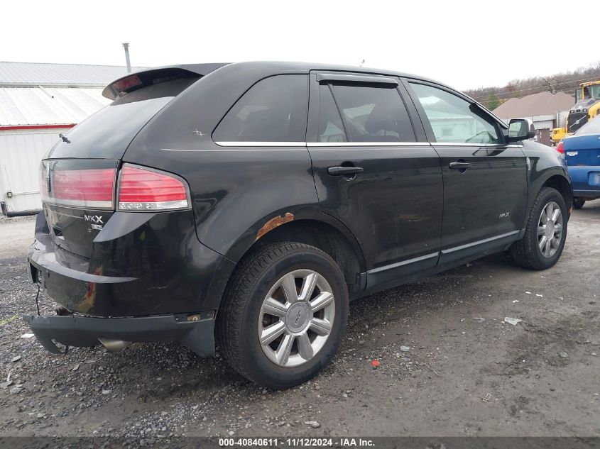 2008 Lincoln Mkx VIN: 2LMDU88C08BJ01844 Lot: 40840611