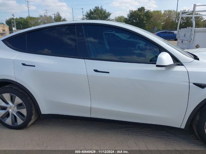 2024 Tesla Model Y Long Range Dual Motor All-Wheel Drive VIN: 7SAYGDEE2RA255743 Lot: 40840629