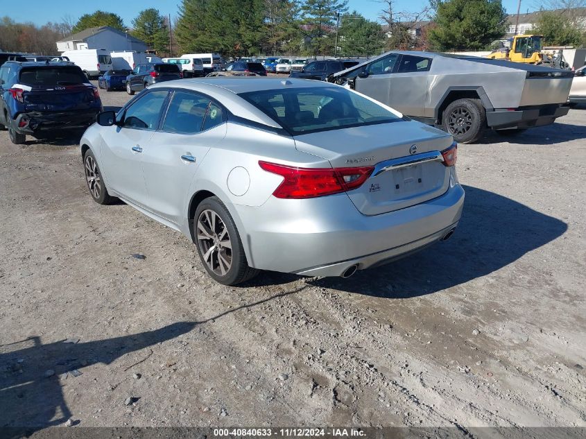 2016 Nissan Maxima 3.5 Platinum/3.5 S/3.5 Sl/3.5 Sr/3.5 Sv VIN: 1N4AA6AP7GC434172 Lot: 40840633