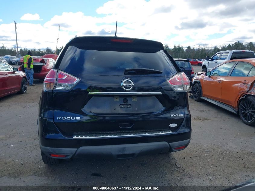 2015 Nissan Rogue Sv VIN: KNMAT2MV2FP574385 Lot: 40840637