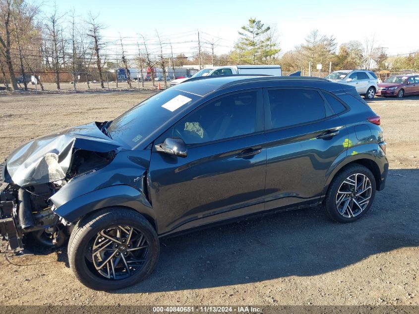 2022 Hyundai Kona N Line VIN: KM8K3CA31NU871060 Lot: 40840651