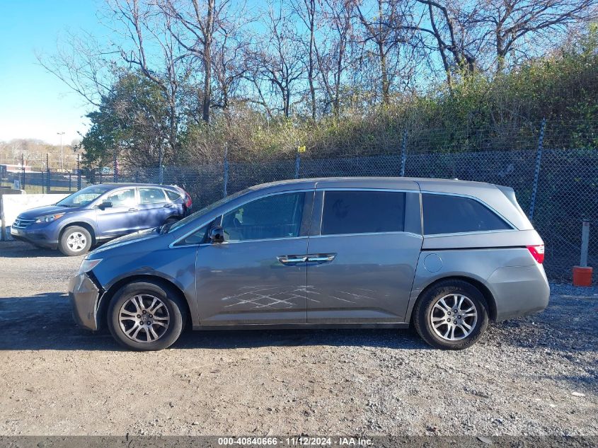 2011 Honda Odyssey Ex-L VIN: 5FNRL5H67BB073486 Lot: 40840666