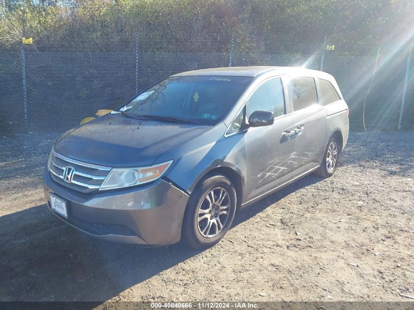 2011 Honda Odyssey Ex-L VIN: 5FNRL5H67BB073486 Lot: 40840666