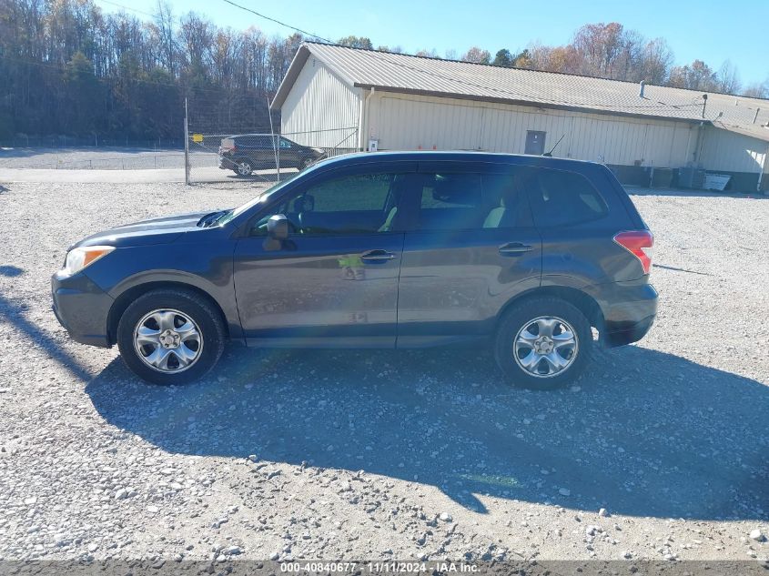 2014 Subaru Forester 2.5I VIN: JF2SJAAC4EH455528 Lot: 40840677