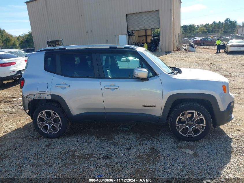 2018 Jeep Renegade Limited 4X4 VIN: ZACCJBDB6JPG72304 Lot: 40840696