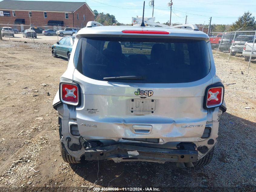 2018 Jeep Renegade Limited 4X4 VIN: ZACCJBDB6JPG72304 Lot: 40840696