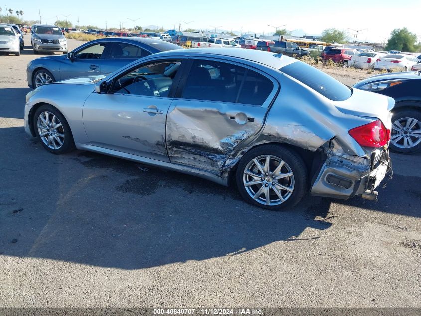 2013 Infiniti G37 Journey VIN: JN1CV6AP8DM714635 Lot: 40840707