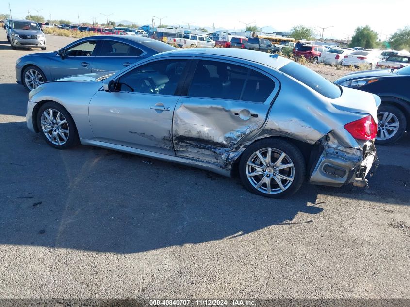 2013 Infiniti G37 Journey VIN: JN1CV6AP8DM714635 Lot: 40840707