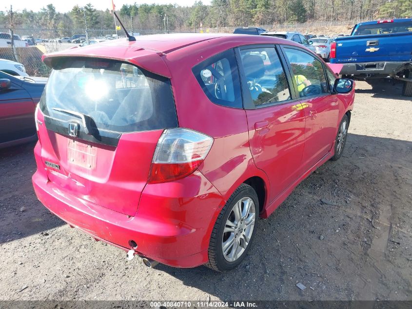 2009 Honda Fit Sport VIN: JHMGE88419S069124 Lot: 40840710