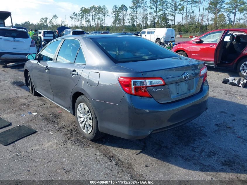 2013 Toyota Camry Le VIN: 4T1BF1FK2DU295618 Lot: 40840715