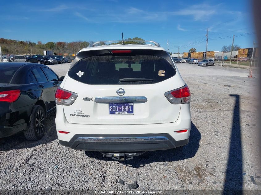 2016 Nissan Pathfinder S VIN: 5N1AR2MN3GC667791 Lot: 40840729