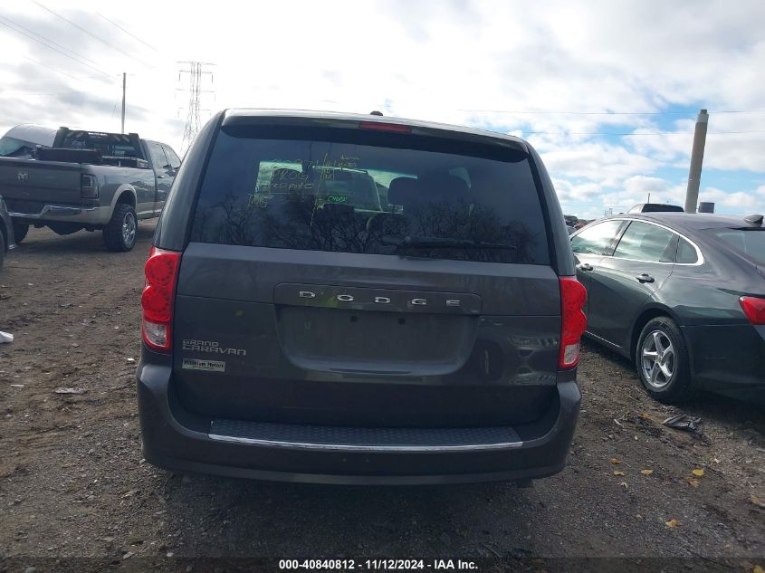 2015 Dodge Grand Caravan Se VIN: 2C4RDGBG6FR530194 Lot: 40840812