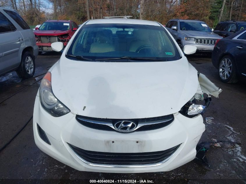 2013 Hyundai Elantra Gls VIN: 5NPDH4AE4DH311855 Lot: 40840824