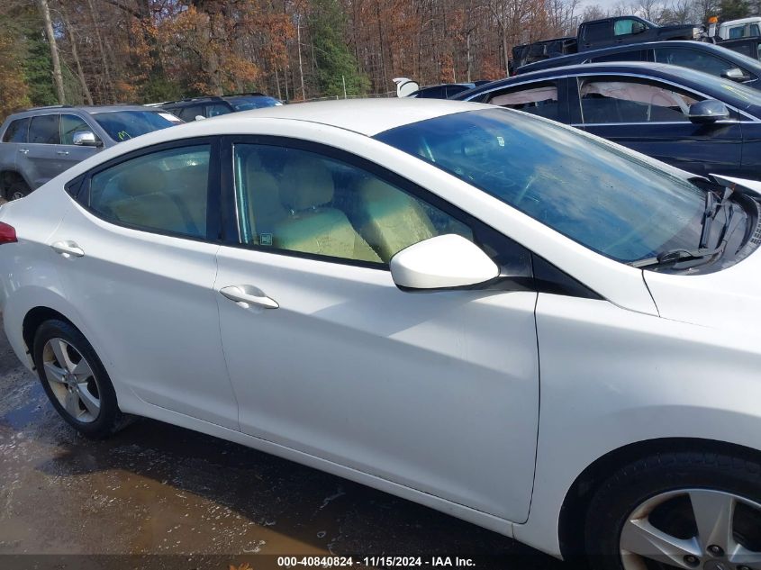 2013 Hyundai Elantra Gls VIN: 5NPDH4AE4DH311855 Lot: 40840824