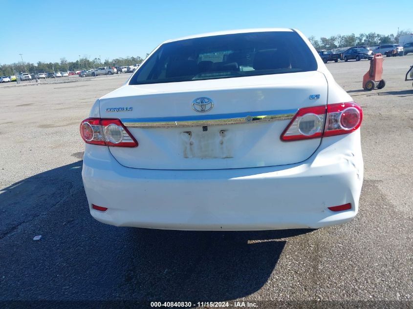 2011 Toyota Corolla Le VIN: JTDBU4EE0B9136068 Lot: 40840830