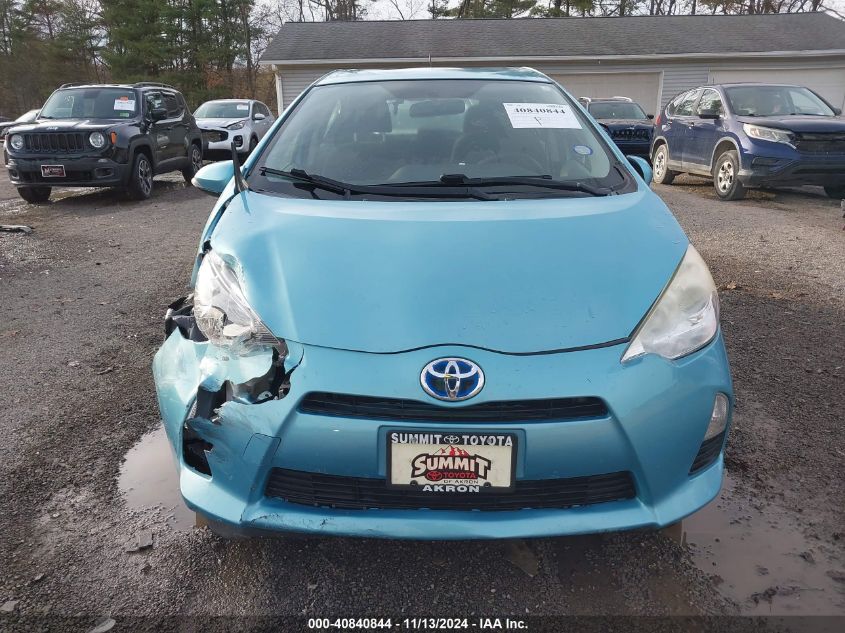 2013 Toyota Prius C Two VIN: JTDKDTB37D1036645 Lot: 40840844