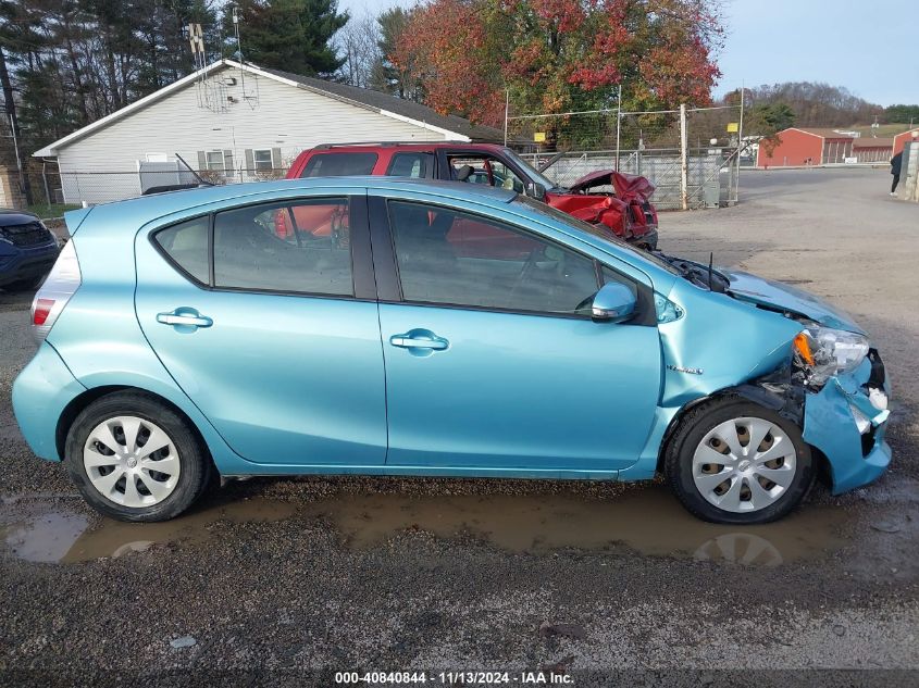 2013 Toyota Prius C Two VIN: JTDKDTB37D1036645 Lot: 40840844