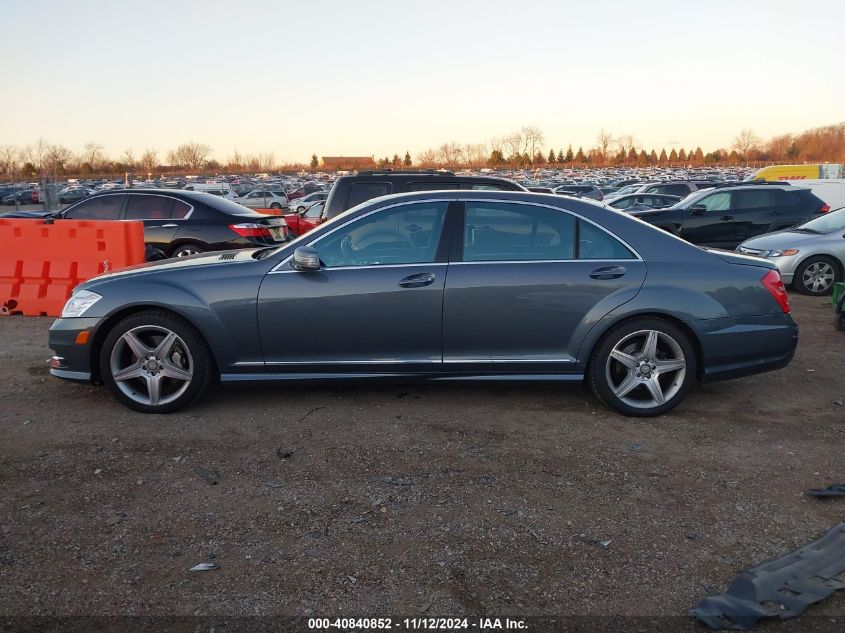 2010 Mercedes-Benz S 550 4Matic VIN: WDDNG8GB3AA334970 Lot: 40840852