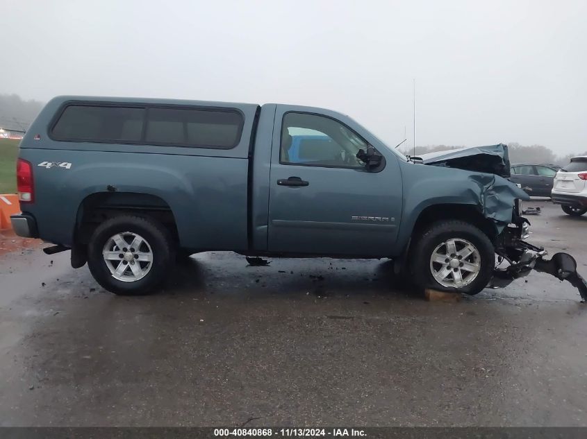 2009 GMC Sierra 1500 Work Truck VIN: 1GTEK14C79Z129758 Lot: 40840868