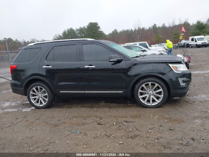 2016 Ford Explorer Limited VIN: 1FM5K8F84GGC90199 Lot: 40840891