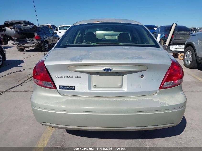 2006 Ford Taurus Se VIN: 1FAFP53U06A179859 Lot: 40840892