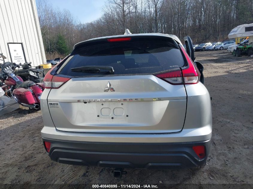 2024 Mitsubishi Eclipse Cross Es VIN: JA4ATUAA8RZ037682 Lot: 40840895