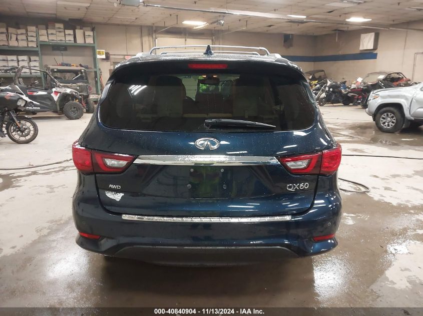 2019 Infiniti Qx60 Luxe VIN: 5N1DL0MM5KC565685 Lot: 40840904