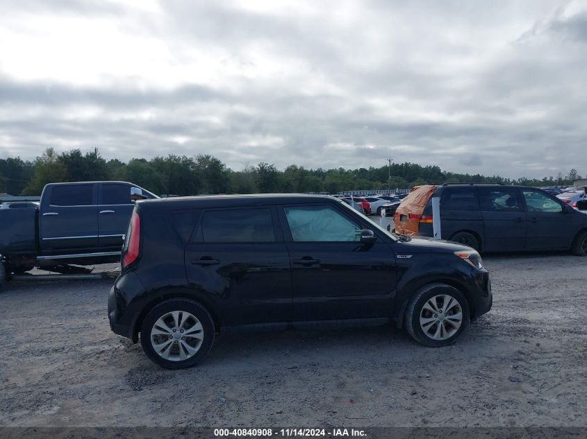 2014 Kia Soul + VIN: KNDJP3A5XE7074097 Lot: 40840908