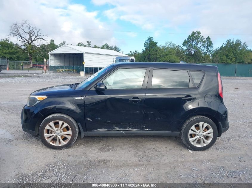 2014 Kia Soul + VIN: KNDJP3A5XE7074097 Lot: 40840908