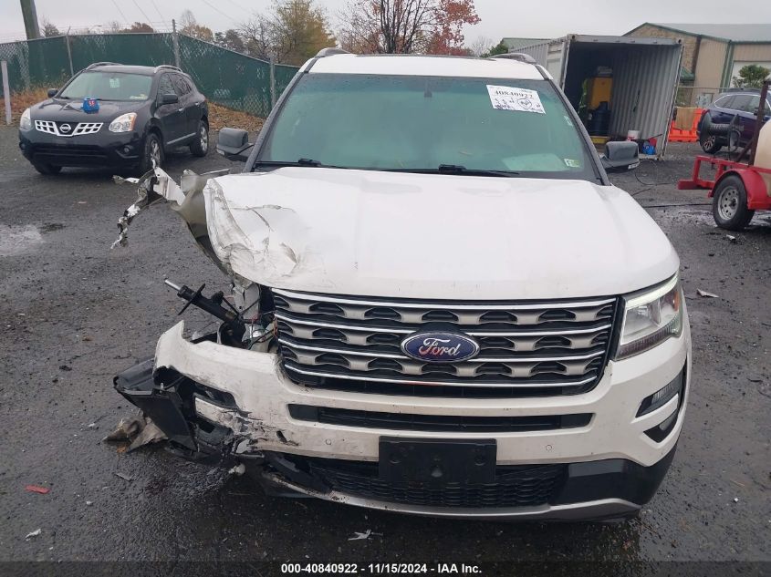 2017 Ford Explorer Xlt VIN: 1FM5K8D84HGA39865 Lot: 40840922