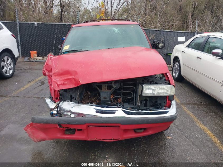 2000 Chevrolet Blazer Ls VIN: 1GNDT13W8Y2331382 Lot: 40840945