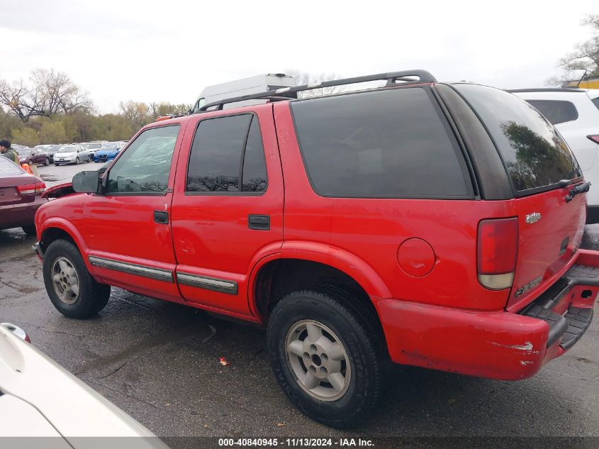 2000 Chevrolet Blazer Ls VIN: 1GNDT13W8Y2331382 Lot: 40840945