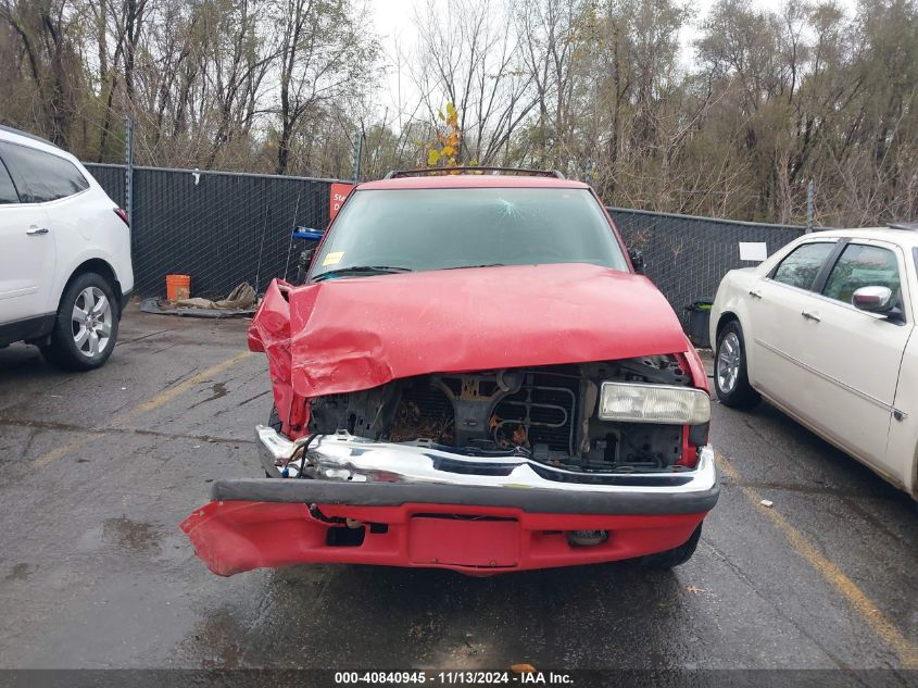 2000 Chevrolet Blazer Ls VIN: 1GNDT13W8Y2331382 Lot: 40840945