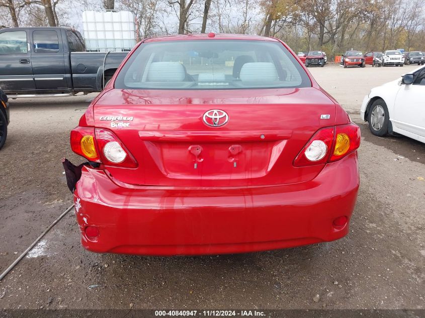 2010 Toyota Corolla Le VIN: 2T1BU4EE5AC276934 Lot: 40840947