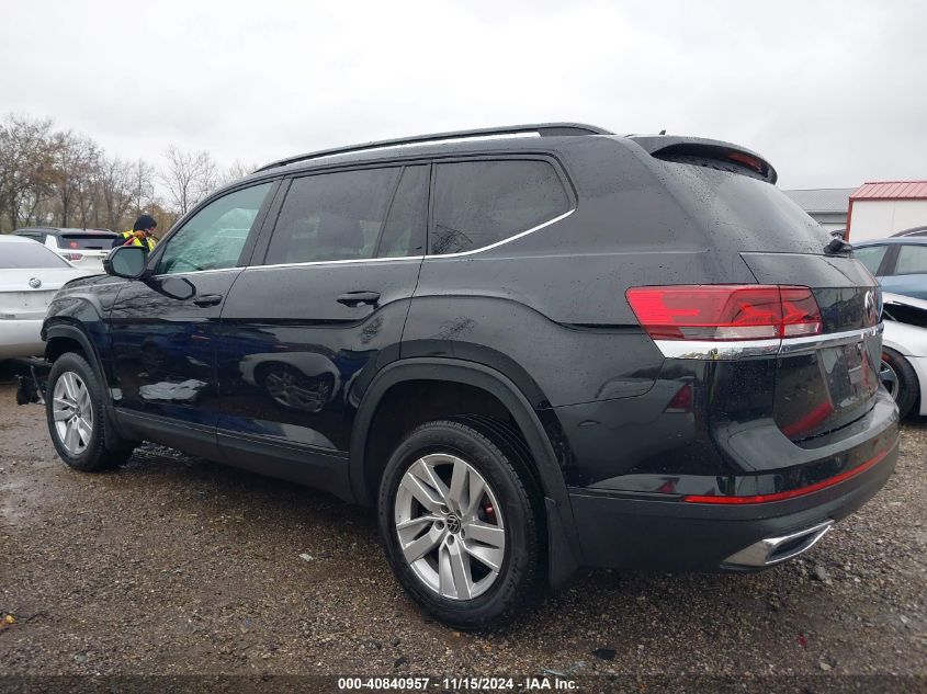 2021 Volkswagen Atlas 2.0T S VIN: 1V2AP2CA3MC504531 Lot: 40840957