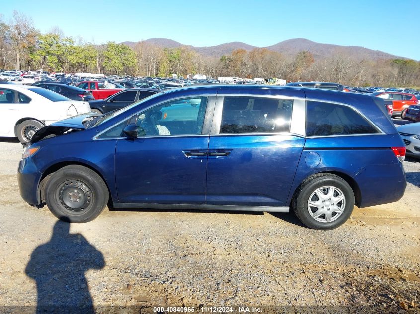 2016 Honda Odyssey Lx VIN: 5FNRL5H29GB112843 Lot: 40840965