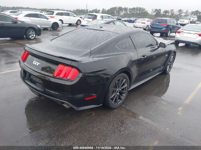 2015 Ford Mustang Gt Premium VIN: 1FA6P8CF4F5337888 Lot: 40840986