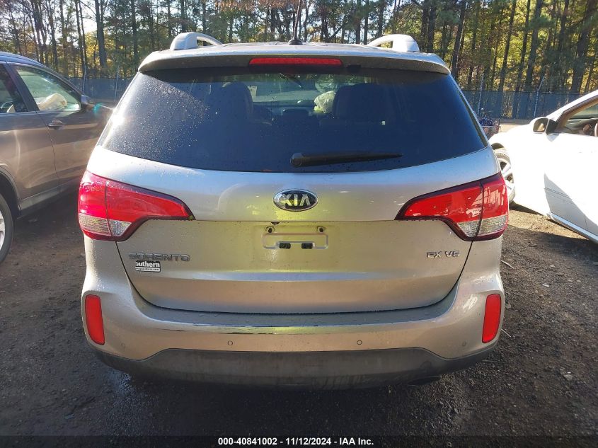 2015 Kia Sorento Ex V6 VIN: 5XYKU4A7XFG622821 Lot: 40841002