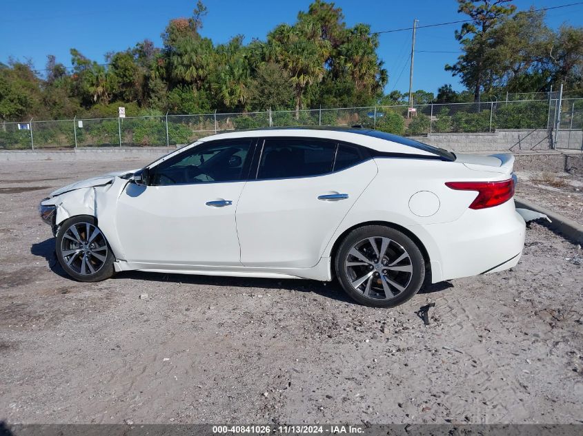 2016 Nissan Maxima 3.5 Platinum VIN: 1N4AA6AP3GC417529 Lot: 40841026