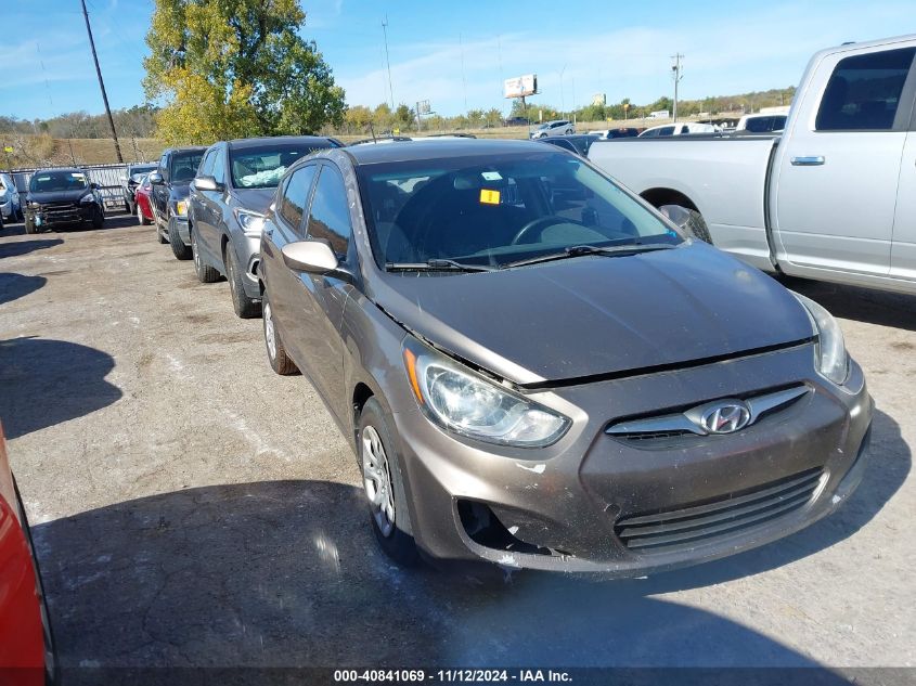 2012 Hyundai Accent Gs VIN: KMHCT5AE1CU010220 Lot: 40841069