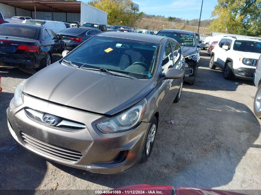 2012 Hyundai Accent Gs VIN: KMHCT5AE1CU010220 Lot: 40841069