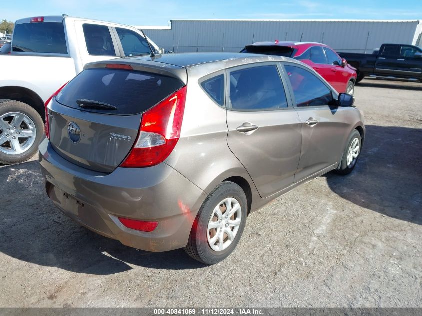 2012 Hyundai Accent Gs VIN: KMHCT5AE1CU010220 Lot: 40841069