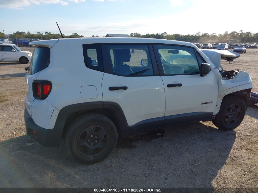 2016 Jeep Renegade Sport VIN: ZACCJAAW3GPD05984 Lot: 40841103