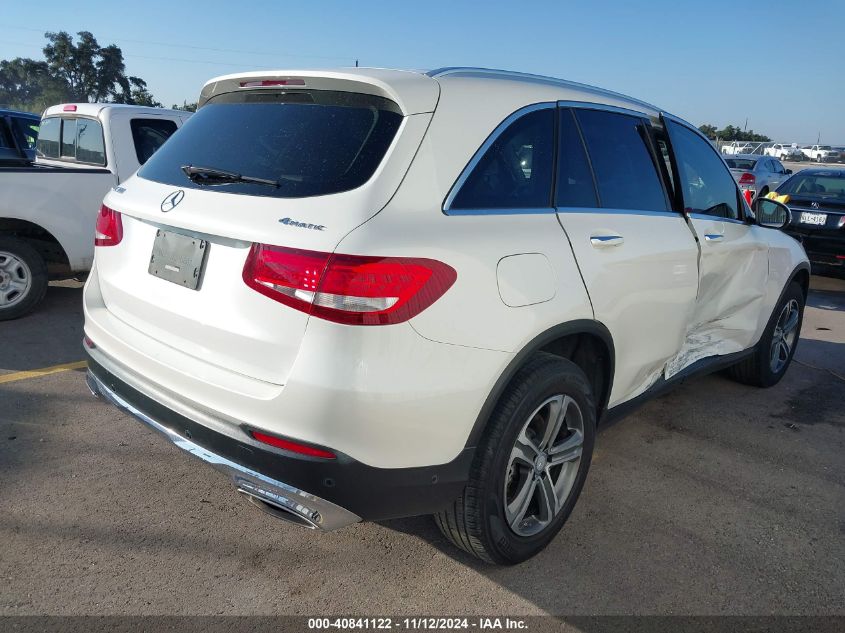 2017 Mercedes-Benz Glc 300 4Matic VIN: WDC0G4KB0HF165650 Lot: 40841122