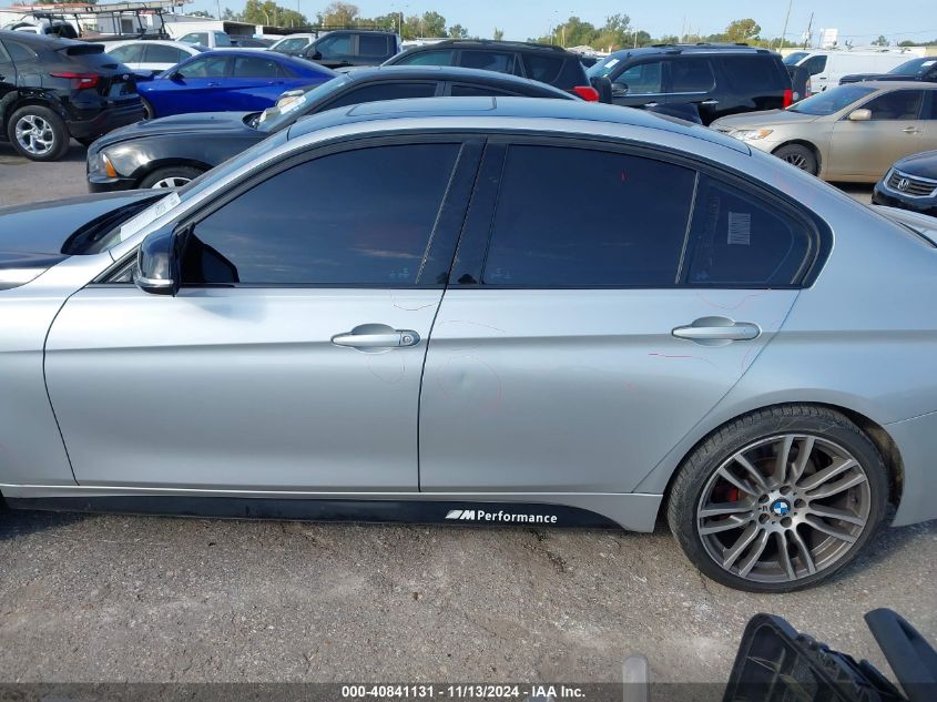 2015 BMW 335I xDrive VIN: WBA3B9G54FNR95002 Lot: 40841131